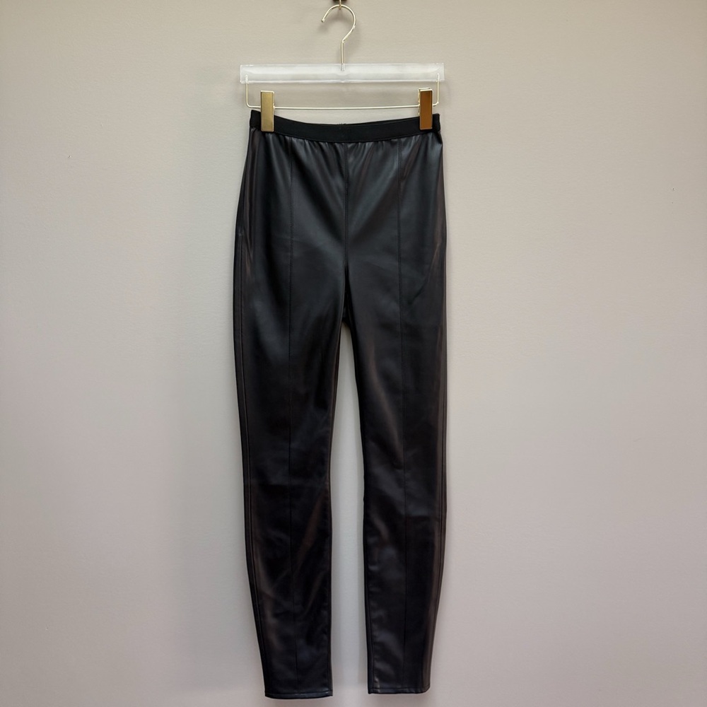 BLANKNYC Black Vegan Leather Leggings – Size 26
